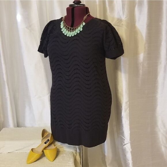 Calvin Klein Eyelet Dress   - Picture 3 of 5